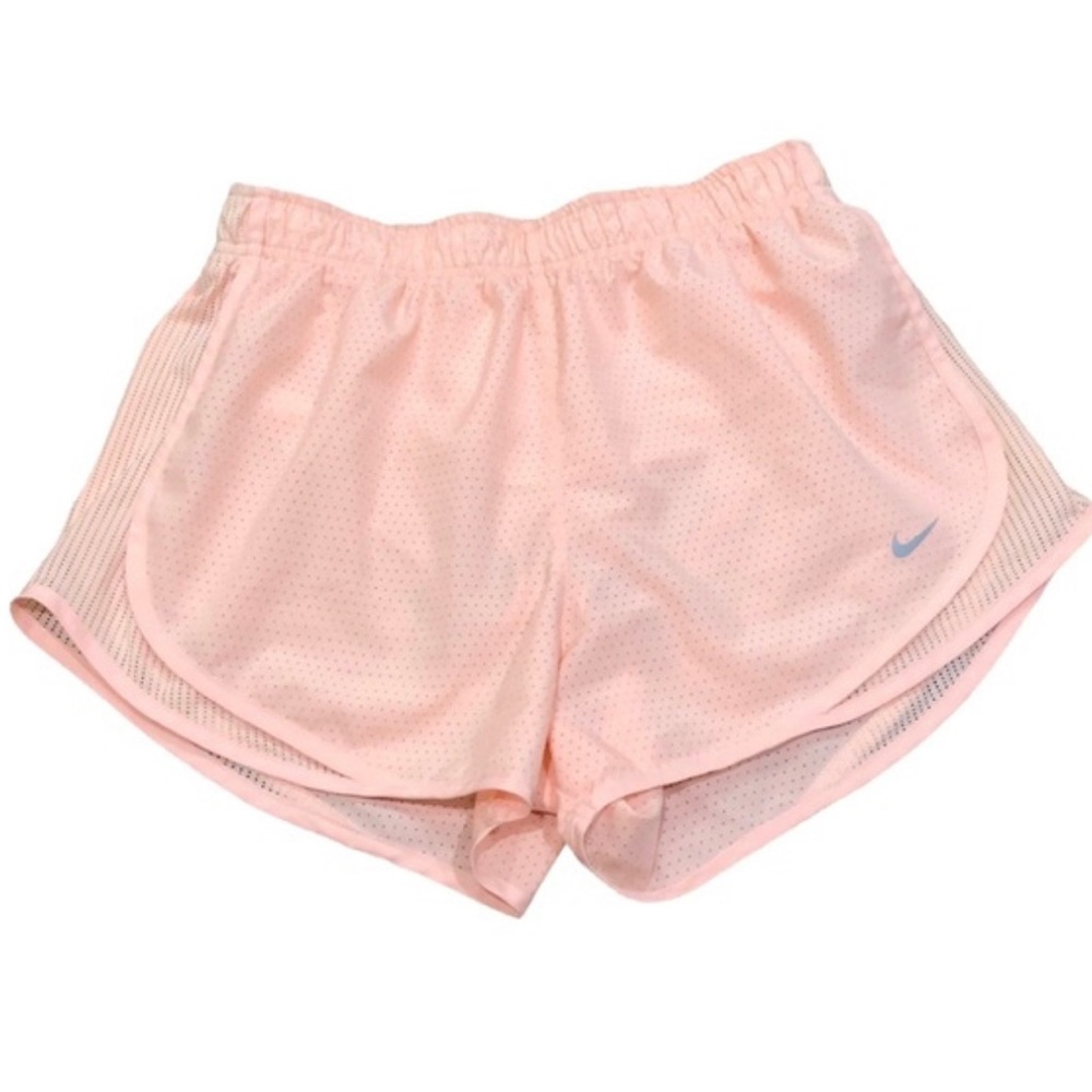 Nike Dri Fit Temp Cool High Waisted High Rise 3” Running Shorts Size Medium Pink